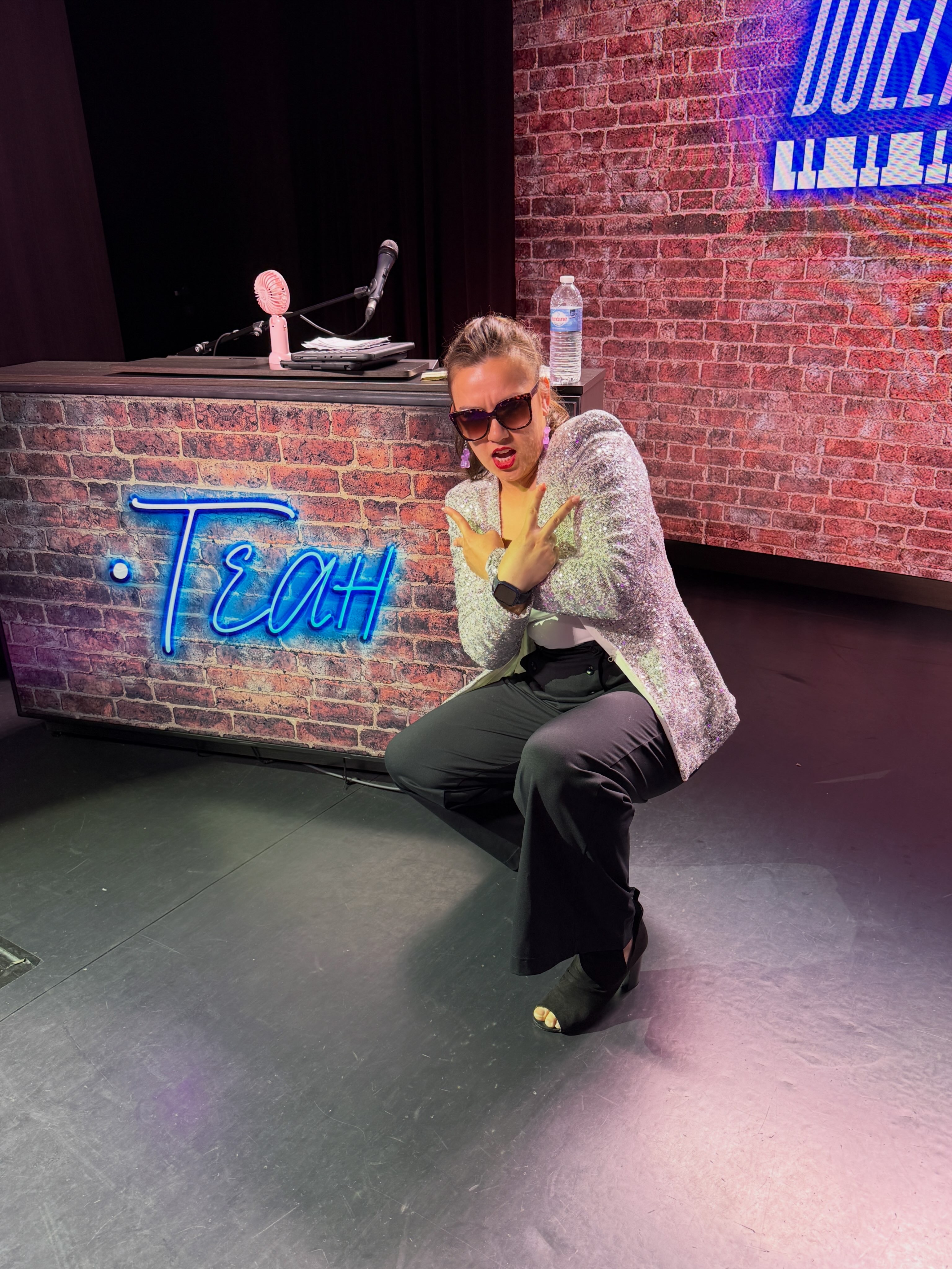 Teah performing on MSC World America